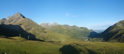 Archived image Webcam Kühtai - Chair lift Wiesbergbahn 06:00