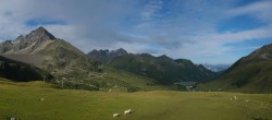 Archived image Webcam Kühtai - Chair lift Wiesbergbahn 07:00