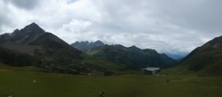 Archived image Webcam Kühtai - Chair lift Wiesbergbahn 13:00