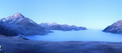 Archived image Webcam Kühtai - Chair lift Wiesbergbahn 06:00