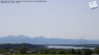 Archiv Foto Webcam Bad Endorf - Blick über den Simssee auf Wendelstein 13:00