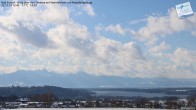 Archiv Foto Webcam Bad Endorf - Blick über den Simssee auf Wendelstein 11:00