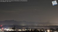 Archiv Foto Webcam Bad Endorf - Blick über den Simssee auf Wendelstein 23:00