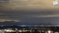 Archiv Foto Webcam Bad Endorf - Blick über den Simssee auf Wendelstein 23:00