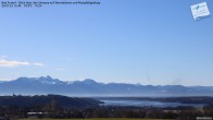 Archiv Foto Webcam Bad Endorf - Blick über den Simssee auf Wendelstein 11:00