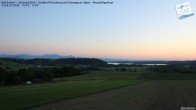 Archiv Foto Webcam Bad Endorf - Blick über den Simssee auf Wendelstein 19:00