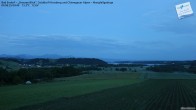 Archiv Foto Webcam Bad Endorf - Blick über den Simssee auf Wendelstein 03:00