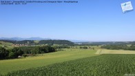Archiv Foto Webcam Bad Endorf - Blick über den Simssee auf Wendelstein 07:00