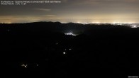 Archived image Webcam Buchkopfturm - Oppenau-Maisach/Black Forest - View to the West 23:00