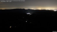 Archived image Webcam Buchkopfturm - Oppenau-Maisach/Black Forest - View to the West 23:00