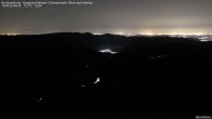 Archived image Webcam Buchkopfturm - Oppenau-Maisach/Black Forest - View to the West 23:00