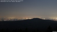 Archived image Webcam Großer Feldberg - View to Frankfurt 01:00