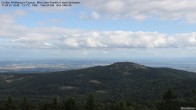 Archived image Webcam Großer Feldberg - View to Frankfurt 13:00