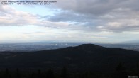 Archived image Webcam Großer Feldberg - View to Frankfurt 15:00