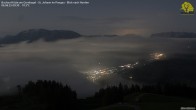 Archived image Webcam Gernkogel - View to the North 23:00