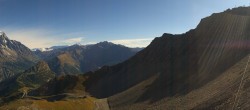 Archiv Foto Webcam ARP Aussichtsplattform Courmayeur 09:00