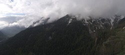 Archiv Foto Webcam Checrouit Panoramablick, Courmayeur 07:00