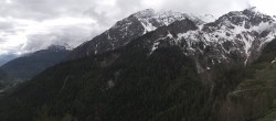 Archiv Foto Webcam Checrouit Panoramablick, Courmayeur 09:00