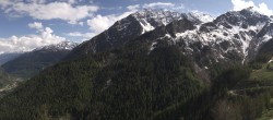 Archiv Foto Webcam Checrouit Panoramablick, Courmayeur 15:00