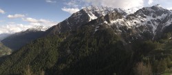 Archiv Foto Webcam Checrouit Panoramablick, Courmayeur 17:00