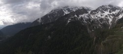 Archiv Foto Webcam Checrouit Panoramablick, Courmayeur 07:00
