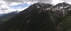 Archived image Webcam Panorama over Checrouit Courmayeur 11:00