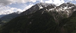 Archived image Webcam Panorama over Checrouit Courmayeur 13:00