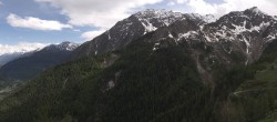 Archived image Webcam Panorama over Checrouit Courmayeur 15:00