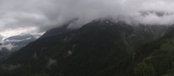Archiv Foto Webcam Checrouit Panoramablick, Courmayeur 07:00