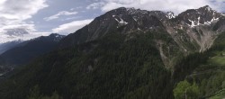 Archiv Foto Webcam Checrouit Panoramablick, Courmayeur 09:00