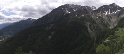 Archiv Foto Webcam Checrouit Panoramablick, Courmayeur 11:00