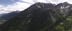 Archiv Foto Webcam Checrouit Panoramablick, Courmayeur 13:00