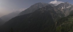 Archiv Foto Webcam Checrouit Panoramablick, Courmayeur 07:00