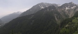 Archiv Foto Webcam Checrouit Panoramablick, Courmayeur 11:00