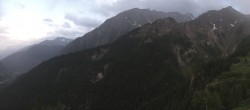 Archived image Webcam Panorama over Checrouit Courmayeur 19:00