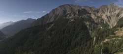 Archiv Foto Webcam Checrouit Panoramablick, Courmayeur 07:00