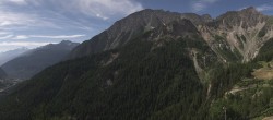 Archiv Foto Webcam Checrouit Panoramablick, Courmayeur 09:00