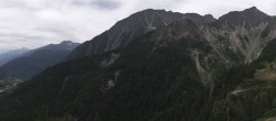 Archiv Foto Webcam Checrouit Panoramablick, Courmayeur 11:00