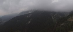 Archiv Foto Webcam Checrouit Panoramablick, Courmayeur 05:00