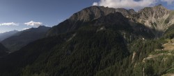 Archiv Foto Webcam Checrouit Panoramablick, Courmayeur 07:00