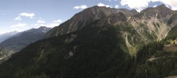 Archiv Foto Webcam Checrouit Panoramablick, Courmayeur 11:00