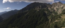 Archiv Foto Webcam Checrouit Panoramablick, Courmayeur 07:00