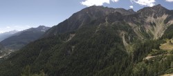 Archiv Foto Webcam Checrouit Panoramablick, Courmayeur 11:00