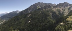 Archiv Foto Webcam Checrouit Panoramablick, Courmayeur 13:00
