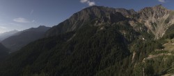 Archiv Foto Webcam Checrouit Panoramablick, Courmayeur 07:00