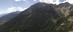 Archiv Foto Webcam Checrouit Panoramablick, Courmayeur 11:00