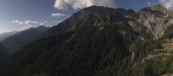 Archiv Foto Webcam Checrouit Panoramablick, Courmayeur 07:00