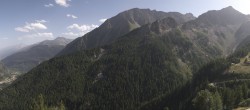 Archiv Foto Webcam Checrouit Panoramablick, Courmayeur 15:00