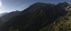 Archiv Foto Webcam Checrouit Panoramablick, Courmayeur 08:00