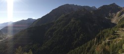 Archiv Foto Webcam Checrouit Panoramablick, Courmayeur 09:00